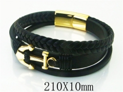 HY Wholesale Bracelets 316L Stainless Steel Jewelry Bracelets-HY23B0064HOD