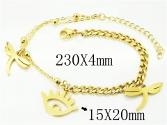 HY Wholesale Bracelets 316L Stainless Steel Jewelry Bracelets-HY66B0029OLV
