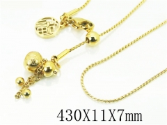HY Wholesale Necklaces Stainless Steel 316L Jewelry Necklaces-HY09N1284HSS