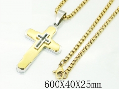 HY Wholesale Necklaces Stainless Steel 316L Jewelry Necklaces-HY09N1229HIS