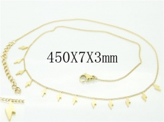HY Wholesale Necklaces Stainless Steel 316L Jewelry Necklaces-HY25N0161HJQ