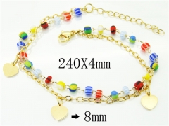 HY Wholesale Bracelets 316L Stainless Steel Jewelry Bracelets-HY66B0014PLV