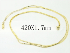 HY Wholesale Necklaces Stainless Steel 316L Jewelry Necklaces-HY09N1261HAA