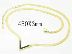 HY Wholesale Necklaces Stainless Steel 316L Jewelry Necklaces-HY09N1270OW