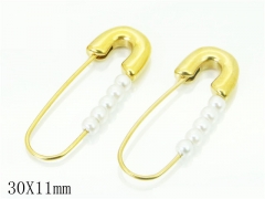 HY Wholesale Earrings 316L Stainless Steel Fashion Jewelry Earrings-HY32E0147OT