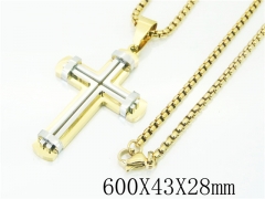 HY Wholesale Necklaces Stainless Steel 316L Jewelry Necklaces-HY09N1202HHF