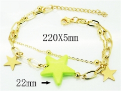 HY Wholesale Bracelets 316L Stainless Steel Jewelry Bracelets-HY66B0003PC