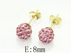 HY Wholesale Earrings 316L Stainless Steel Fashion Jewelry Earrings-HY12E0171HLW