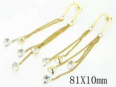 HY Wholesale Earrings 316L Stainless Steel Fashion Jewelry Earrings-HY26E0428OY