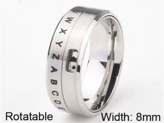 HY Wholesale 316L Stainless Steel Popular Rings-HY0064R021