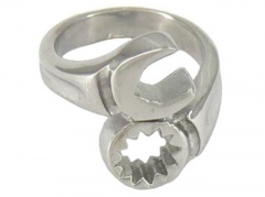 HY Wholesale 316L Stainless Steel Popular Rings-HY0065R308