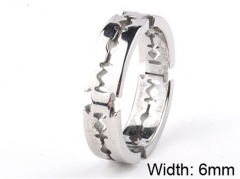 HY Wholesale 316L Stainless Steel Popular Rings-HY0064R048