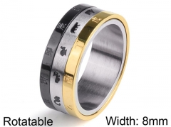 HY Wholesale 316L Stainless Steel Popular Rings-HY0064R079