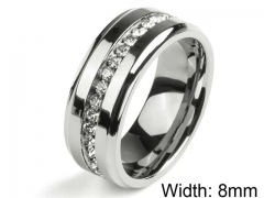 HY Wholesale 316L Stainless Steel Popular Rings-HY0064R054