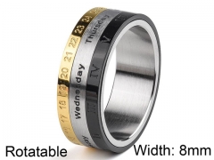 HY Wholesale 316L Stainless Steel Popular Rings-HY0064R015