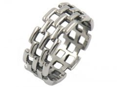 HY Wholesale 316L Stainless Steel Popular Rings-HY0065R208
