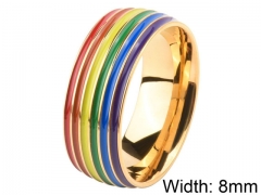 HY Wholesale Rings 316L Stainless Steel Popular Rings-HY0064R018