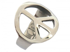 HY Wholesale 316L Stainless Steel Popular Rings-HY0065R034