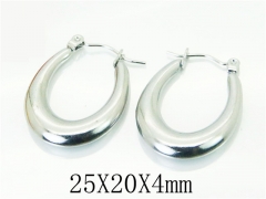 HY Wholesale Earrings 316L Stainless Steel Fashion Jewelry Earrings-HY70E0365KS