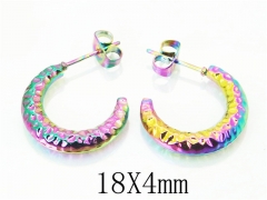 HY Wholesale Earrings 316L Stainless Steel Fashion Jewelry Earrings-HY70E0378LB