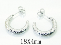 HY Wholesale Earrings 316L Stainless Steel Fashion Jewelry Earrings-HY70E0375KU
