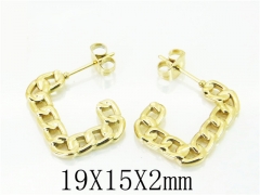 HY Wholesale Earrings 316L Stainless Steel Fashion Jewelry Earrings-HY70E0386LS