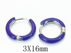HY Wholesale Earrings 316L Stainless Steel Fashion Jewelry Earrings-HY70E0396JG