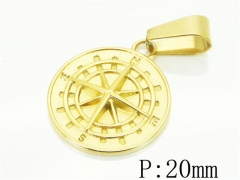 HY Wholesale Pendant 316L Stainless Steel Jewelry Pendant-HY22P0933HRR