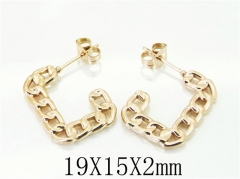 HY Wholesale Earrings 316L Stainless Steel Fashion Jewelry Earrings-HY70E0387LX