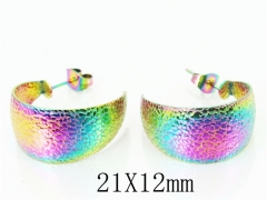 HY Wholesale Earrings 316L Stainless Steel Fashion Jewelry Earrings-HY70E0417LW