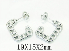 HY Wholesale Earrings 316L Stainless Steel Fashion Jewelry Earrings-HY70E0385KY