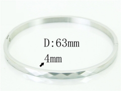 HY Wholesale Bangles Stainless Steel 316L Fashion Bangle-HY22B0621HLW
