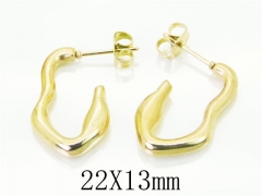 HY Wholesale Earrings 316L Stainless Steel Fashion Jewelry Earrings-HY70E0371LW
