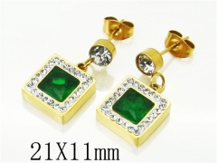 HY Wholesale Earrings 316L Stainless Steel Fashion Jewelry Earrings-HY32E0152OL