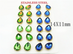 HY Wholesale Earrings 316L Stainless Steel Fashion Jewelry Earrings-HY92E0107IK