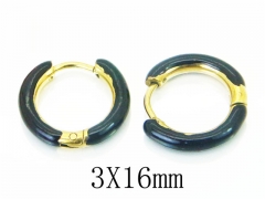 HY Wholesale Earrings 316L Stainless Steel Fashion Jewelry Earrings-HY70E0409JMX
