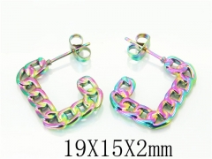HY Wholesale Earrings 316L Stainless Steel Fashion Jewelry Earrings-HY70E0388LC
