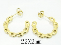 HY Wholesale Earrings 316L Stainless Steel Fashion Jewelry Earrings-HY70E0381LD