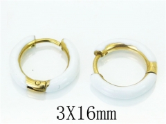 HY Wholesale Earrings 316L Stainless Steel Fashion Jewelry Earrings-HY70E0391JM