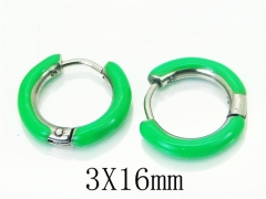 HY Wholesale Earrings 316L Stainless Steel Fashion Jewelry Earrings-HY70E0398JW