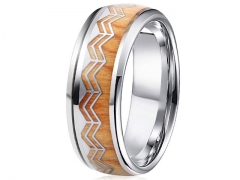 HY Wholesale Rings 316L Stainless Steel Fashion Rings-HY0066R022