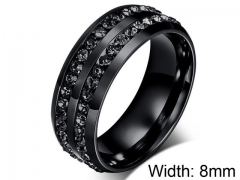 HY Wholesale Rings 316L Stainless Steel Fashion Rings-HY0066R088