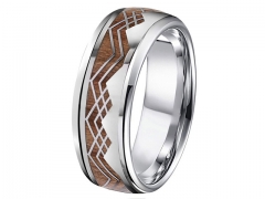HY Wholesale Rings 316L Stainless Steel Fashion Rings-HY0066R005