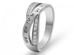 HY Wholesale Rings 316L Stainless Steel Fashion Rings-HY0066R033