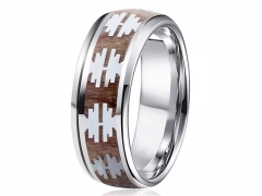HY Wholesale Rings 316L Stainless Steel Fashion Rings-HY0066R008