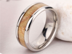 HY Wholesale Rings 316L Stainless Steel Fashion Rings-HY0066R076