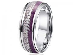 HY Wholesale Rings 316L Stainless Steel Fashion Rings-HY0066R028