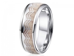 HY Wholesale Rings 316L Stainless Steel Fashion Rings-HY0066R023