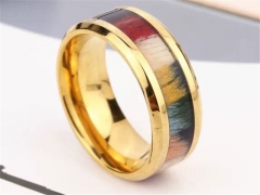 HY Wholesale Rings 316L Stainless Steel Fashion Rings-HY0066R056