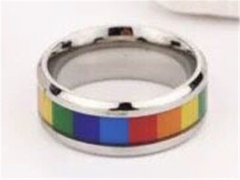 HY Wholesale Rings 316L Stainless Steel Fashion Rings-HY0066R081